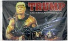 Trump Make America Great Again Flag 3x5 Ft Machine Gun Maga Rambo Trump 2024