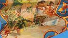 C1900 Folding Souvenir Fan From Spain - Bull Fights - Large - Chromolithograph