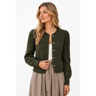 Geiger Pure Wool Austrian Trachten Cardigan Green Eu 36