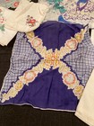 Vintage Lot 52 Ladies Hankies Handkerchiefs Cutter Craft Print Embroidered Lace