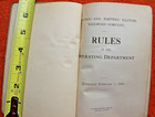 1910 Chicago   Eastern Illinois Railroad C ei Railway Operating Dep Rule Booklet