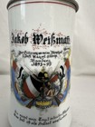 German Soldier    jakob Weissmann    Military Beer Stein W  Lithopane 1893-1895