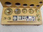 Vintage Set Of Weights For Lab Balance Scale - Made In Germany