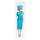 Dollsafe Clear Folding Display Box For Thin 11-12 Inch Dolls  3 w X 2 d X 12 5 h