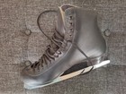Riedell Figure Ice Skates Boots Men s Black Size 9 Us Microfiber Upper