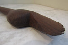 East African Vintage Hand Carved Ethnic Cultural Wood War Club Maasai People