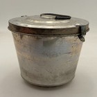 Vintage W Germany Steam Pudding Mold Bundt Cake Pan Farmhouse Cottage Decor