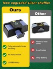 Automatic Card Shuffler 2 Deck  With Usb Cable Electronic Casino Card Shuffling 