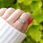 I F   cking Love You Ring For Women  Hope Rings Adjustable Stainless Steel Silver 