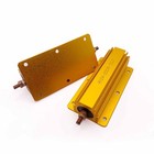 200w Golden Aluminium Load Resistor Wirewound 0 1 Ohm To 10k Ohm - High Quality