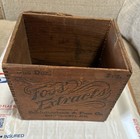 Antique Early 1900 s Foss Extract Portland Me Advertising Crate Vanilla No Lid