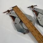 2x Kant-twist 4 5  Deep C-clamp 415 Welding Clamps 4-1 2d Made In Usa