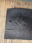 Antique Art Nouveau Ornate Victorian Cast Iron Fireplace Cover Summer Cover