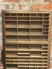 Antique Vintage Wooden Printers Drawer Hamilton Letterpress Shadow Box Tj2