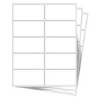 10000 Labels 2  X 4  White Self Adhesive 10 Up 1000 Sheet Shipping Address Label