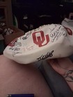 Vintage Oklahoma Sooners Logo Ball  Autographed Signed Football 8 Signatures  