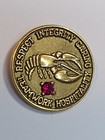 Red Lobster Employee Service Award Lapel Pin Gold Color W  Ruby