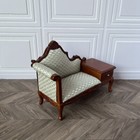 Miniature Furniture 1 12 Dollhouse Mini Telephone Chair Blythe Chaise Longue