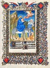 Hand Painted Illuminated Manuscript The Belles Heures Of Jean De France