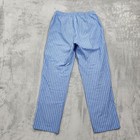 Old Navy Pajama Pants Mens M Blue Striped Cotton Poplin Drawstring Lounge Pj