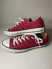 Converse All Star Shoes Low Top Red Blue Unisex Sneakers Mens 7 Women 9