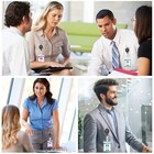 10 Pcs Retractable Reel Clip Id Card Badge Holder Key Ring Carabiner Us Stock