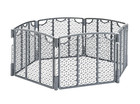 Evenflo Versatile Play Space Adjustable Play Area  cool Gray   6-panel 