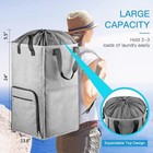 Laundry Backpack Bag  2 In 1 Laundry Hamper Basket  Adjustable Shoulder Straps