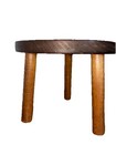 Vintage 3 Legged Milking Stool Wood With  Handle  Plant Riser  Sit Topull Weeds