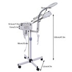 2in1 Hot Facial Steamer 5x Led Magnifying Lamp Ozone Salon Spa Skin Care