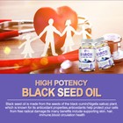 Black Seed Oil Capsules - 100  Pure Organic Cold Pressed Cumin Nigella Sativa