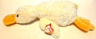 Baby Ty Duck Plush Platypus Yellow Lovey Pillow Pals Floppy Bean Bag 2001 New