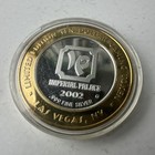 2001 Imperial Palace Las Vegas  10 Gaming Token  999 Fine Silver Casino Coin