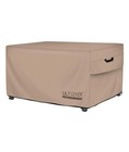 Rectangular Gas Fire Pit Table Cover 44x28 Inch Waterproof 44x28x24 Inch Brown
