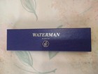 Waterman Glossy Black Metal Ball Point Pen France Made