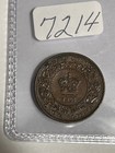1861 Half Cent Canada Nova Scotia Coin - Uncirculated -