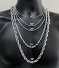 Stainless Steel Rope 316l Chain 2 - 10mm Durable  Men s Women s Necklace Link