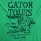 Mens Funny T Shirts Gator Tours Sarcastic Alligator Graphic Novelty Tee For Men