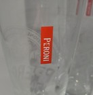 4 New Peroni Nastro Azzuro Beer Glasses - Free Shipping   