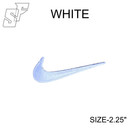 Swoosh 2 5  Embroidered Swoosh Left right Multicolors Embroidered Patch Iron On