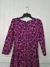 Vintage 60s Hawaiian Aloha Dress Mcm Midi Muumuu Neon Psychedelic Floral Sz Xs S