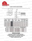 Metric Grade 10 9 Flange Bolt Screw   Flange Lock Nut Assortment - 366 Pieces 