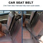 Pet Car Seat Belt   Leash Combo     Adjustable Dog Harness For Travel Safety