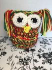 Handmade Crochet Owl Stash Buddy Tooth Fairy Gift Card Holder