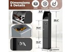 Standing Cigarette Butt Disposal Outdoor  Receptacle  Ashtray  Bin  Fireproof