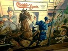 Pre-pro Cook s Beer Toc Horse Police And Car Chaos Indiana   original Sign 