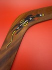 Hand Made Wooden Boomerang 16 Inches Australia Tribe Aboriginal Vintage