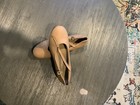 Beige Tan Girls Tap Shoes Size 8 5