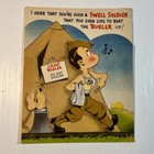 Used Ww2 Greeting Card May 1944 Vtg Wwii 52nd Infantry Camp Wolters