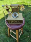 Vintage Deco-tel Rotary Dial Telephone French Provincial Victorian Style Ornate